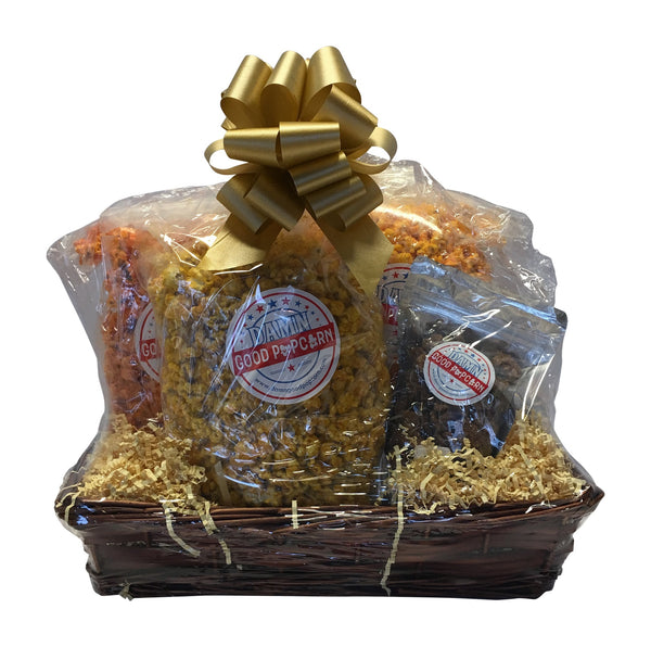 spicy popcorn lovers gift basket